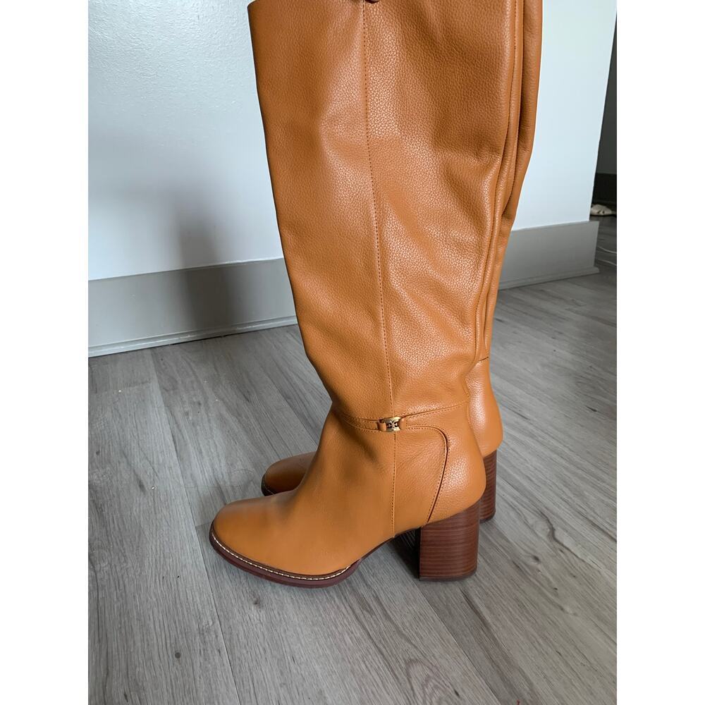 Sam Edelman Tall Leather Knee Boots in Tan - Picture 2 of 5